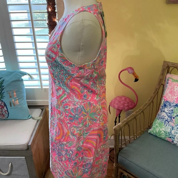Lilly Pulitzer NWT Ryder Shift Dress Swiss Fish Size 4 Gorgeous! - Picture 6 of 9